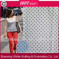 single jersey DTY spandex printed knitting waterproof polyester fabric for garment